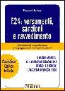 MORINA TONINO, F 24:versamenti sanzioni e ravvedimento