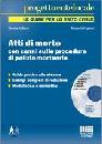 CALIARO-CALVIGIONI, Atti di morte e procedure di polizia mortuaria