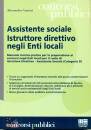 CANTORI ALESSANDRA, Assistente sociale istruttore direttivo E. Locali