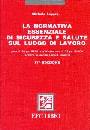 LEPORE MICHELE, La normativa essenziale di sicurezza e salute