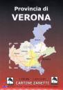 ZANETTI, Provincia di Verona. Carta 1:150.000