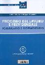 CARRATO DI FILIPPO, Processo del lavoro e previdenziale