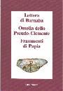 , Lettera di Barnaba Omelia dello Pseudo-Clemente