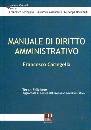 CARINGELLA FRANCESCO, Manuale di diritto amministrativo