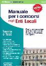 AA.VV., Manuale per i concorsi negli enti locali