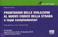 MANNA VINCENZO, Prontuario delle violazioni al nuovo codice strada