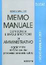 GAROFOLI ROBERTO, Memo manuale di diritto amministrativo