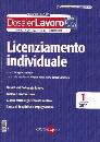 ZAMBELLI A. /ED., Dossier lavoro 2011/01 - Licenziamento individuale