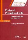 GIANTURCO GABRIELA, Codice di procedura civile spiegato art.x articolo