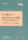 FINOCCHIARO G. (CUR), CODICE DI PROCEDURA CIVILE E LEGGI COMPLEMENTARI