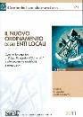 CACACE - SANGIULIANO, Il nuovo ordinamento degli enti locali