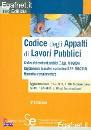 DE ROSA CLAUDIO/ED, Codice degli appalti di lavori pubblici