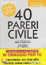 ALIZZI - MASCARO, 40 pareri civile