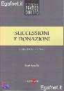 CARBONE CARLO /ED, Successioni e donazioni