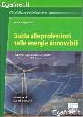VIGEVANI IACOPO, Guida alle professioni nelle risorse rinnovabili