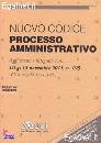 DEI, Nuovo codice processo amministrativo