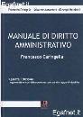 immagine di Manuale di diritto amministrativo