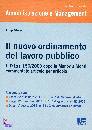 OLIVERI LUIGI, Il nuovo ordinamento del lavoro pubblico