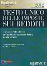 LUGANO CEPPELLINI, Testo unico delle imposte sui redditi 2012