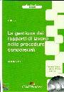 GIROTTO R., La gestione dei rapporti di lavoro