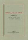, Miscellanea di studi: memoria di Vito Pallabazzer
