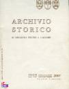 AA.VV., Archivio storico 315-316 Aprile giugno 2001