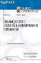 GIGLIOTTI ANTONIO, Bilancio 2011. Novit e adempimenti normativi