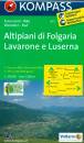 KOMPASS, Carta turistica 1:25.000 n.631 Folgaria