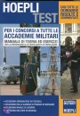 HOEPLI TEST, Accademie militari Manuale di teoria ed esercizi