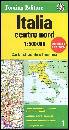 TOURING EDITORE, Italia centro nord. Carta stradale 1:500.000