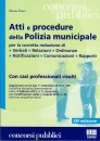 FIORE ELENA, Atti e procedure della polizia municipale