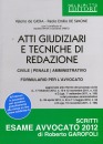 DE GIOIA - DE SIMONE, Atti giudiziari e tecniche di redazione