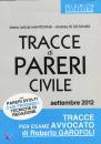 MANTOVANI -, Tracce di pareri civili