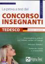 AVELLA - HAUPT, La prova a test del concorso insegnanti tedesco