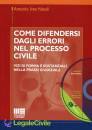 NATALI ANTONIO IVAN, Come difendersi dagli errori nel processo civile