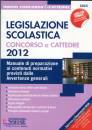 SIMONE, Lagislazione scolastica concorso a cattedre 2012