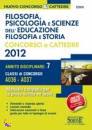 AA.VV., Filosofia, Psicologia e Scienze dell