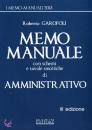 GAROFOLI ROBERTO, Memo manuale di amministrativo