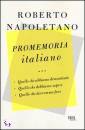 Napoletano  Roberto, promemoria italiano