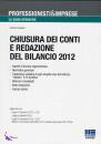 CAVALIERE ANTONIO, Chiusura dei conti e redazione bilancio 2012