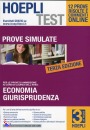 HOEPLI TEST, Prove simulate economia giurisprudenza