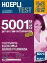 HOEPLI, 5001 quiz economia giurisprudenza