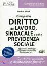 SABA SANDRO, Compendio di diritto del lavoro