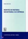 PACCOIA MARIO, Novit in materia societaria di impresa