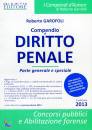 GAROFOLI ROBERTO, Compendio di diritto penale (generale e speciale)