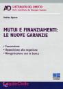 AGNESE ANDREA, Mutui e finanziamenti le nuove garanzie