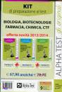 ALPHA TEST, Biologia biotecnologie farmacia chimica ctf test