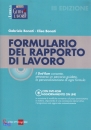 immagine di Formulario del rapporto di lavoro