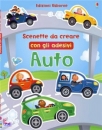 USBORNE, Auto Scenette da creare con gli adesivi