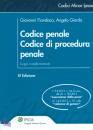 FIANDACA - GIARDA, Codice penale codice di procedura penale